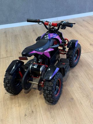 Quad eléctrico infantil morado