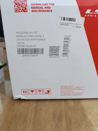 Casco Moto Modular LS2 Blanco