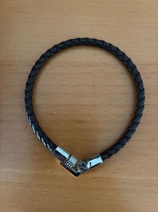 Bracciale S'agapõ cuoio e acciaio