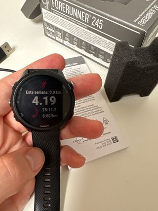 Reloj Garmin Forerunner 245 Negro/Dorado