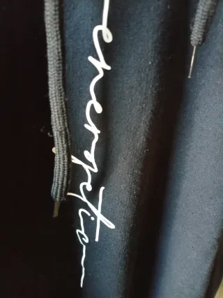 Sudadera Negra Eiger con Logo