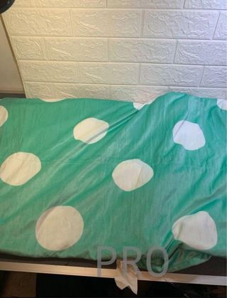 Fodera per cuscino da sdraio Butterfly Craze, soluzione accogliente e stilosa per sedute, comodo cuscino da pavimento reclinabile, materassino per pisolini, solo fodera, pois acqua, Queen N