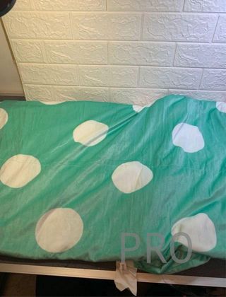 Fodera per cuscino da sdraio Butterfly Craze, soluzione accogliente e stilosa per sedute, comodo cuscino da pavimento reclinabile, materassino per pisolini, solo fodera, pois acqua, Queen N