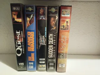 Lote 5 VHS Van Damme / por separadas 5€