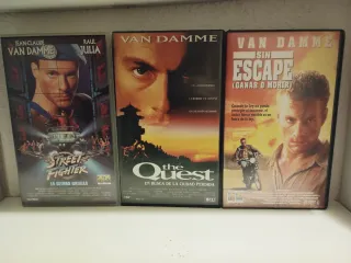 Lote 5 VHS Van Damme / por separadas 5€