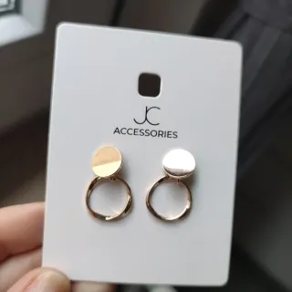 Orecchini pendenti cerchio oro