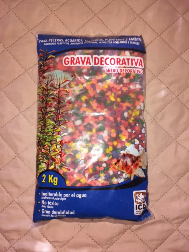 Grava Decorativa Acuario 2 Kg