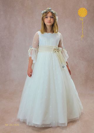 Vestido Comunión Blanco Sin Estrenar