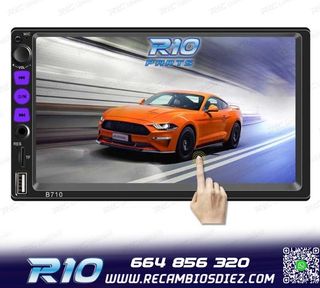 RADIO 2DIN GPS 7" TÁCTIL BLUETOOTH USB SD