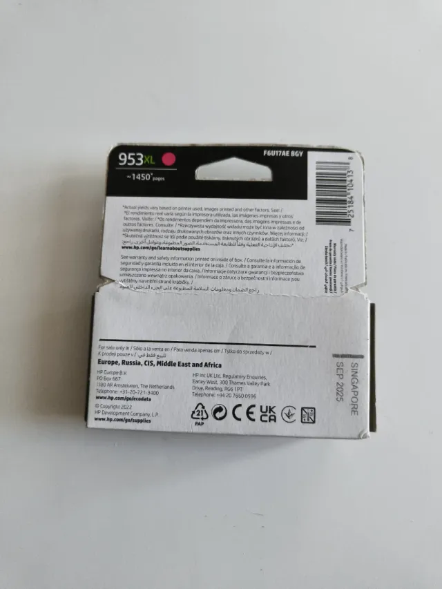 Cartucho HP 953XL Magenta Original precintado en s