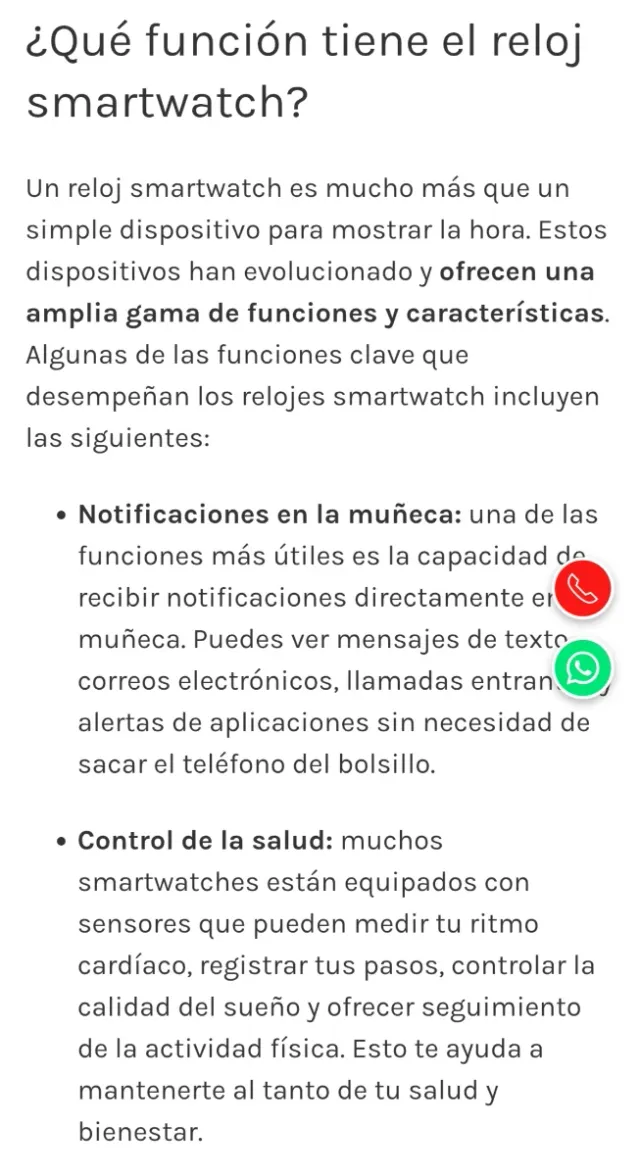 Reloj inteligente SmartWatch Negro a estrena