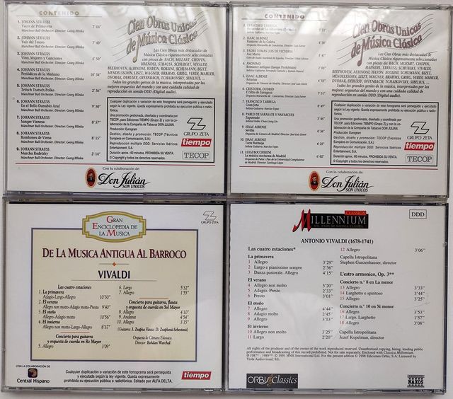 8 CD di musica classica