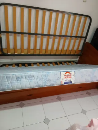 Cama nido con 2 colchones