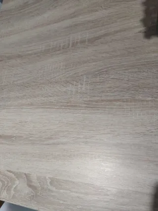 Mesa extensible 2m blanca y madera