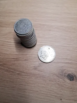 Lote 16 Monedas España 5 y 25 Pts