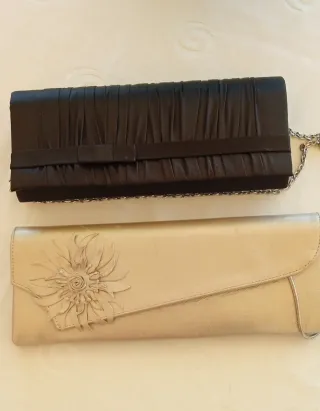 Bolsos de fiesta/ceremonia negros y dorados