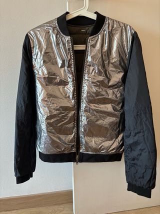 Chaqueta acolchada bomber IKKS verde