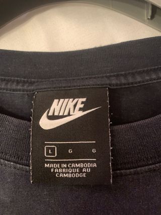 Camiseta Nike Mujer Negra