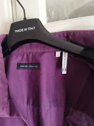 Camicia uomo viola XL Made in Italy