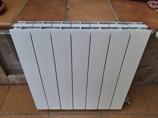 Radiador de aluminio blanco