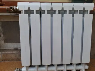 Radiador de aluminio blanco