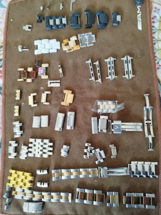 Lote eslabones correa reloj varias marcas