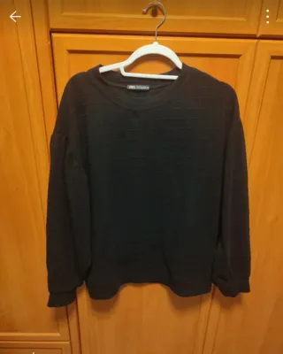 Jersey Zara Negro Talla L