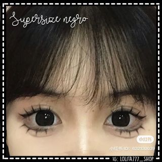 Lentillas Lolita 777 Supersize Negro