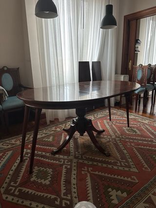 Mesa de comedor extensible madera