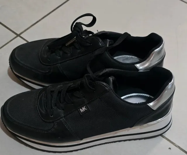 Michael Kors Zapatillas Deportivas Negro/Plata