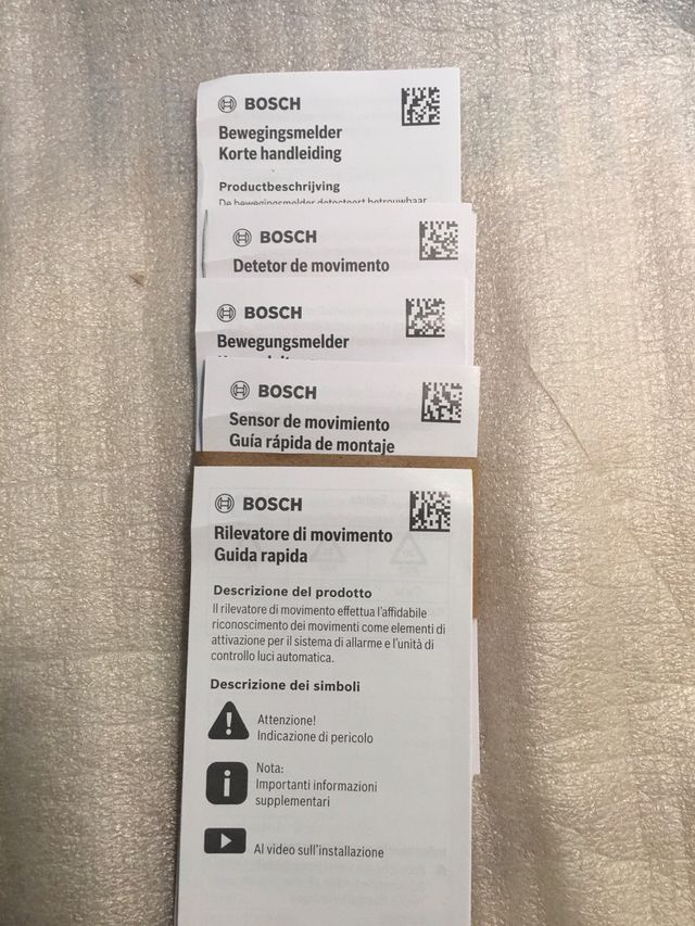 Rilevatore di movimento Bosch