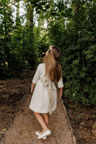 Vestido Comunión Blanco Corto Sin Estrenar