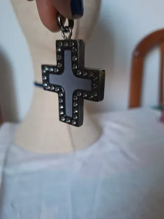 Colgante Cruz con Cristales