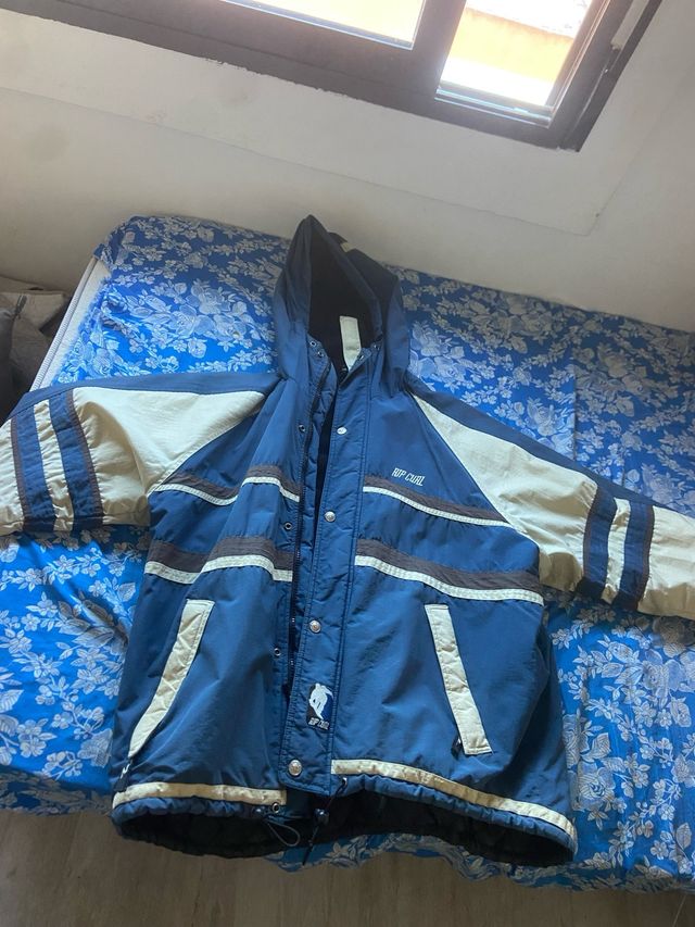 Chaqueta Rip Curl Vintage Azul y Beige