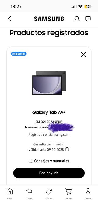 Samsung Galaxy Tab A9+ WiFi 128GB Graphite, tablet con schermo da 11 pollici e 6GB RAM