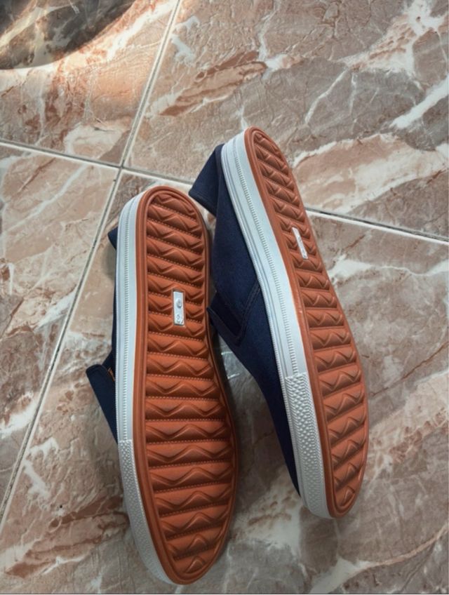 Zapatos casuales azul marino talla 43