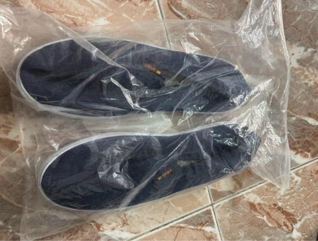 Zapatos casuales azul marino talla 43