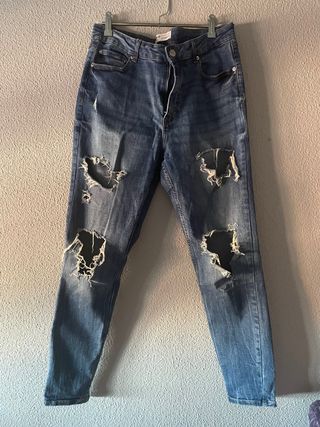 Pantalón vaquero roto mujer Primark