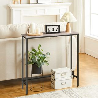 Tavolo Consolle Industriale 75x24x75cm