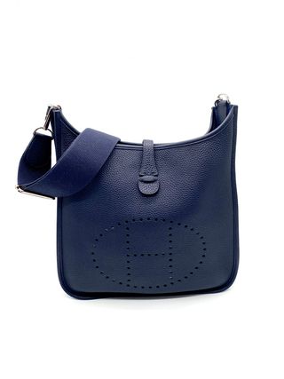 Bolso Hermès Evelyne 30 Azul