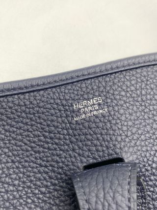 Bolso Hermès Evelyne 30 Azul
