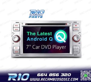 RADIO GPS ANDROID 12 PARA FORD FOCUS C-MAX FIESTA GALAXY KUG