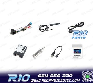 RADIO GPS ANDROID 12 PARA FORD FOCUS C-MAX FIESTA GALAXY KUG