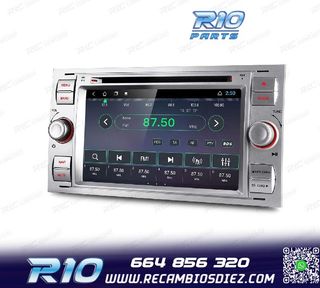 RADIO GPS ANDROID 12 PARA FORD FOCUS C-MAX FIESTA GALAXY KUG