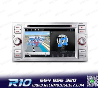 RADIO GPS ANDROID 12 PARA FORD FOCUS C-MAX FIESTA GALAXY KUG