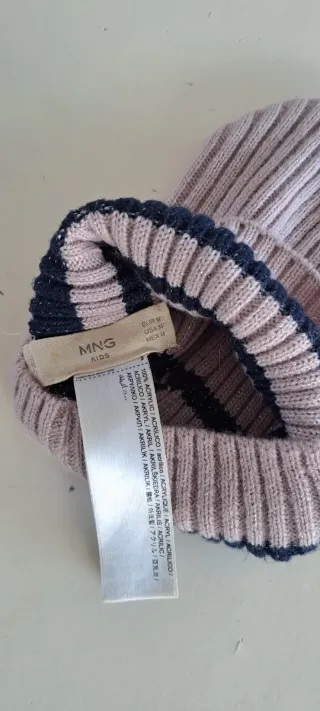 Gorro y bufanda Mango niña talla M