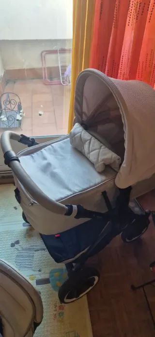 Jane Croslight Silla + Capazo Beige