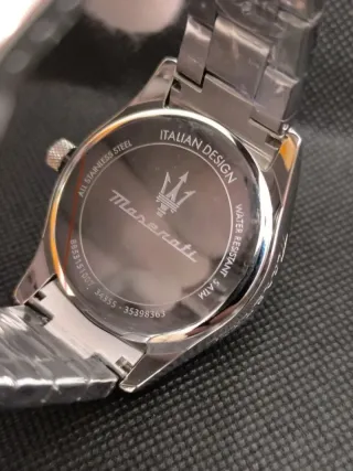 Reloj Hombre Maserati R8853151007 Negro Acero