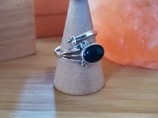 OFERTA Anillo Plata Ley Ónice Ajustable