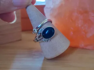 OFERTA Anillo Plata Ley Ónice Ajustable